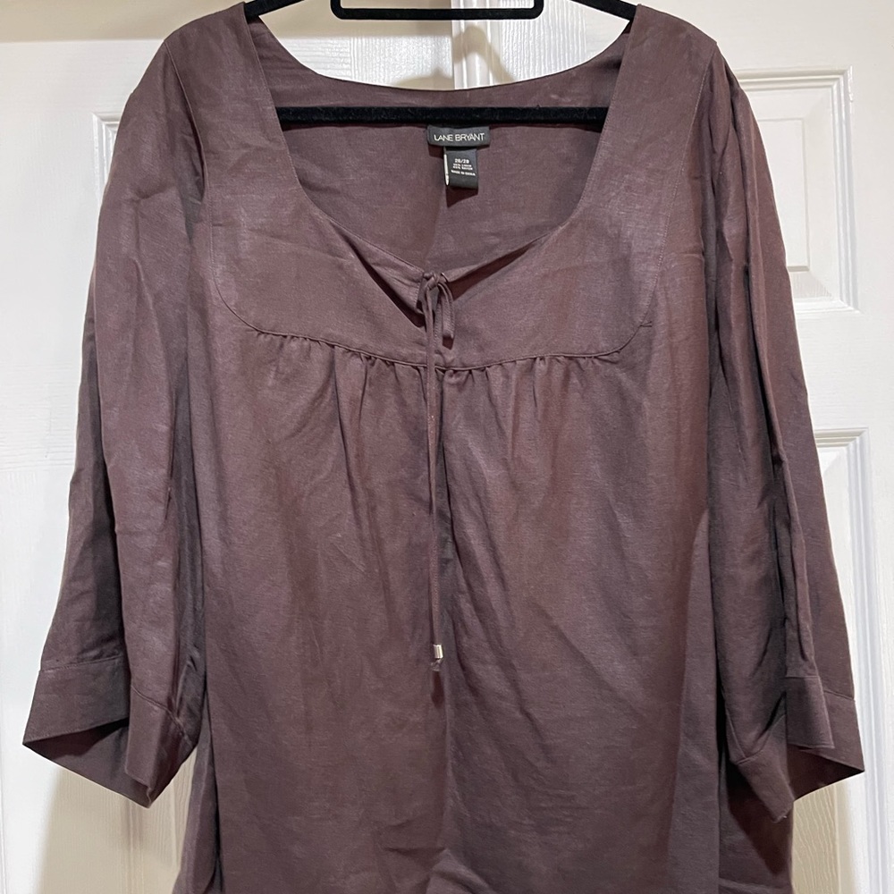 Lane Bryant Peasant Blouse Size 26/28 (fits like a 22-24).